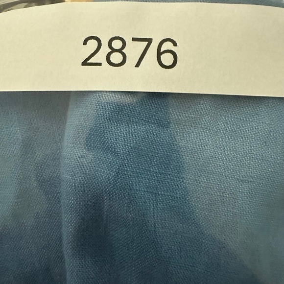 Nine West Linen Wide Leg Pants Blue Size 8 NWT High Rise Dress Trousers $89 MSRP - Picture 13 of 13